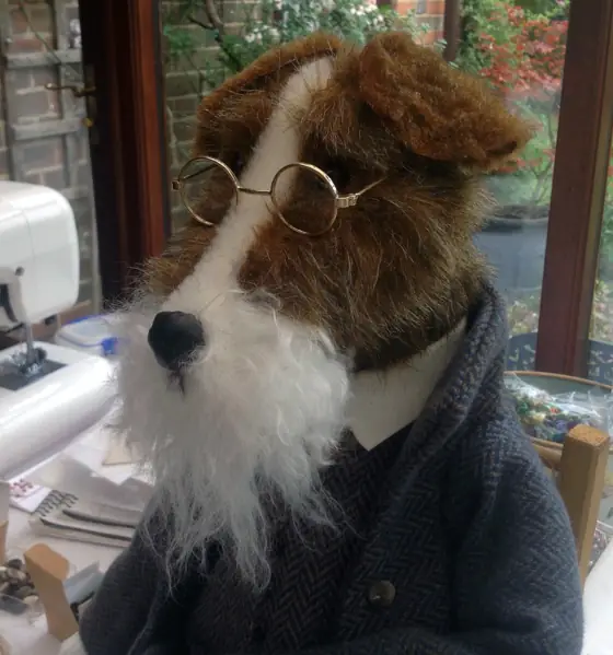 A recent Posh Ted by Sally Jane Miniatures