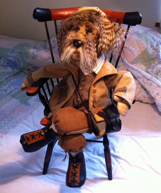 A recent Posh Ted by Sally Jane Miniatures