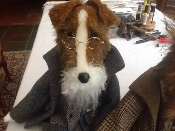 A recent Posh Ted by Sally Jane Miniatures