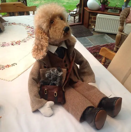 A recent Posh Ted by Sally Jane Miniatures