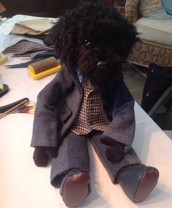 A recent Posh Ted by Sally Jane Miniatures