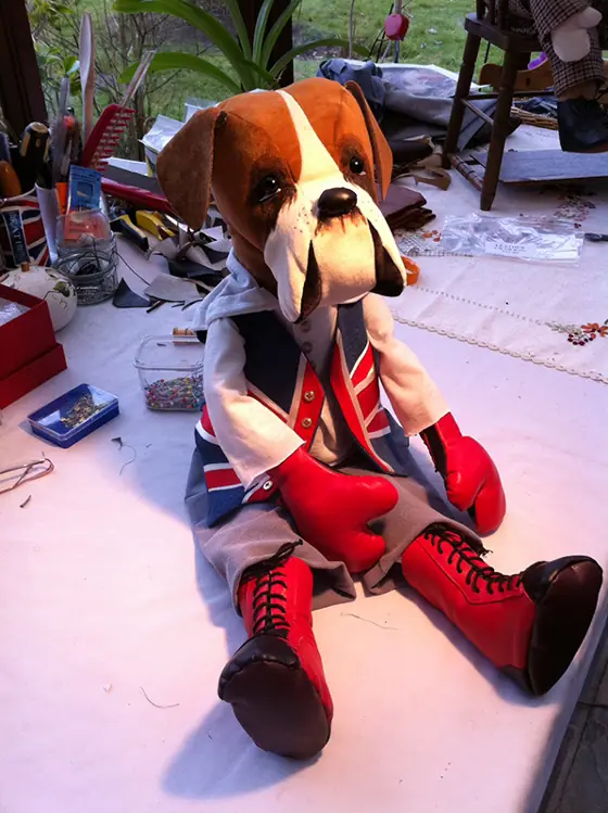 A recent Posh Ted by Sally Jane Miniatures