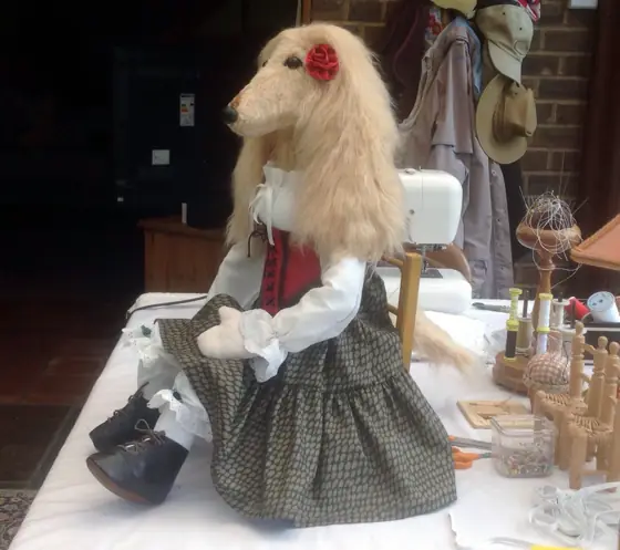 A recent Posh Ted by Sally Jane Miniatures