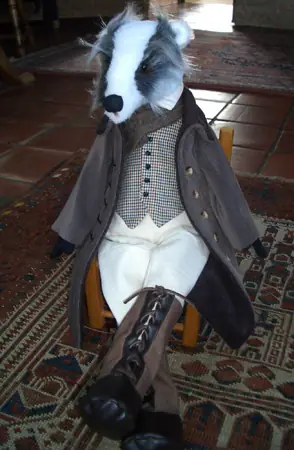 Badger at home