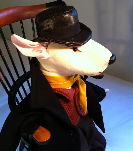A recent Posh Ted by Sally Jane Miniatures
