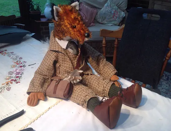 A recent Posh Ted by Sally Jane Miniatures