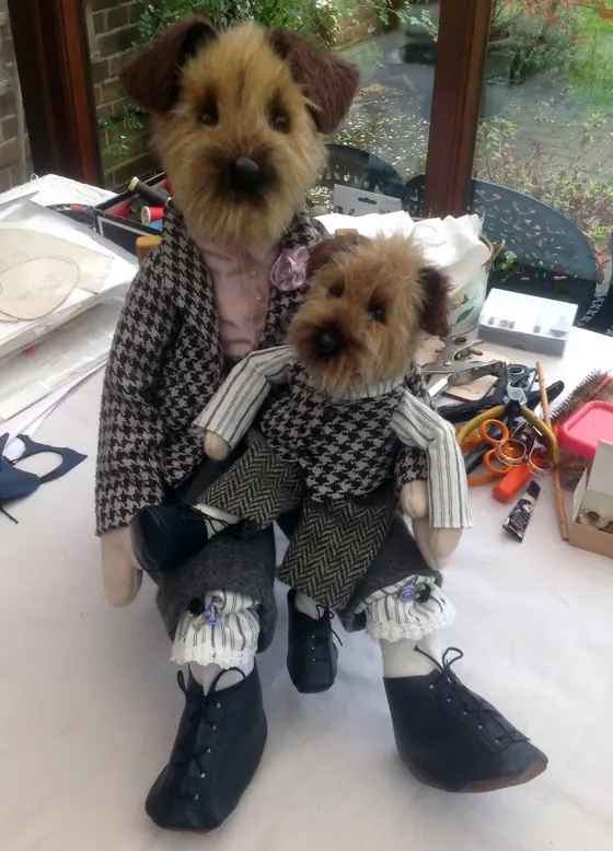 A recent Posh Ted by Sally Jane Miniatures
