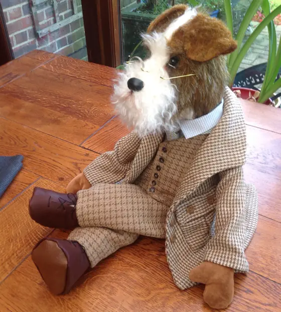 A recent Posh Ted by Sally Jane Miniatures