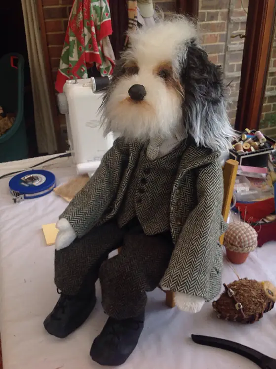 A recent Posh Ted by Sally Jane Miniatures